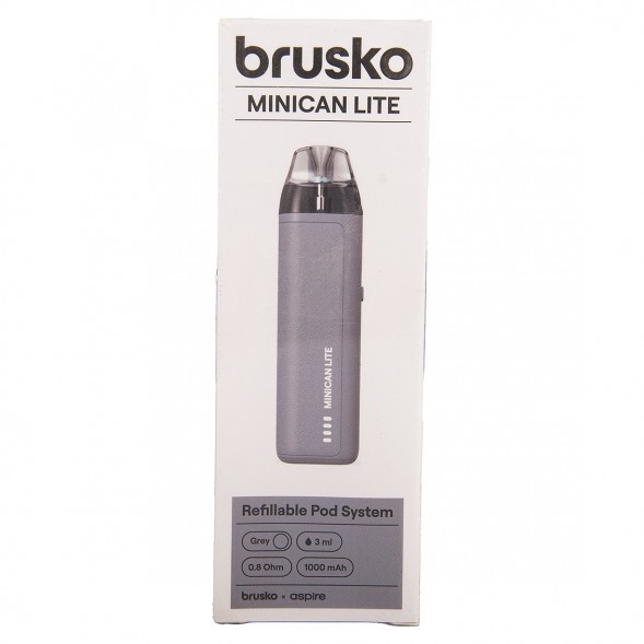 Электронная сигарета Brusko - Minican LITE (Grey) купить в Воронеже