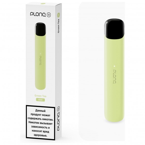 PLONQ ALPHA - Зелёный Чай (600 затяжек) купить в Воронеже